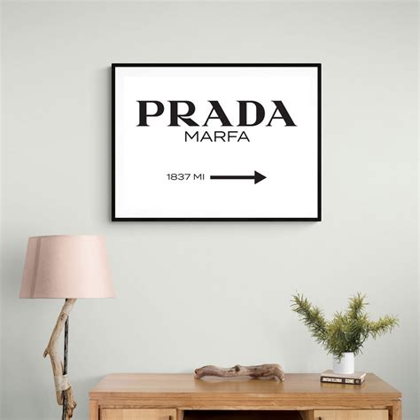 prada marfa sign replica|prada marfa wall art.